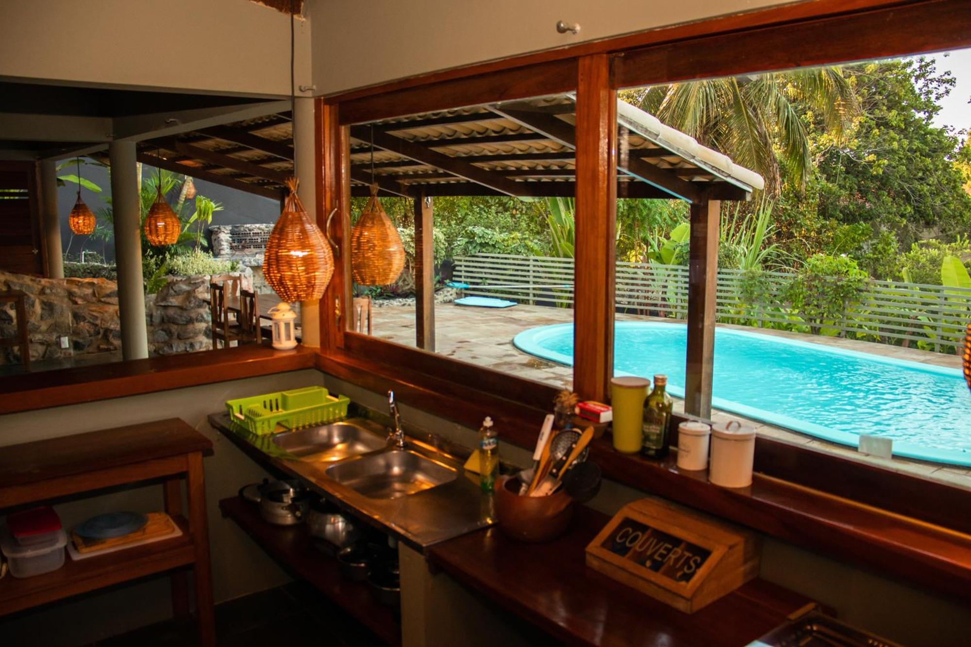 Hostel La Isla Praia de Pipa ภายนอก รูปภาพ